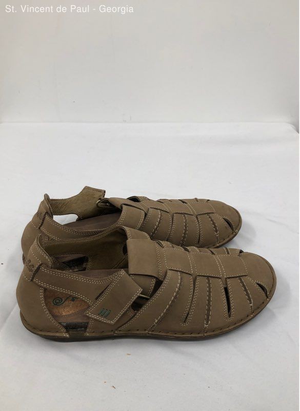 Geekol Brown Solid Strappy Sandal Men