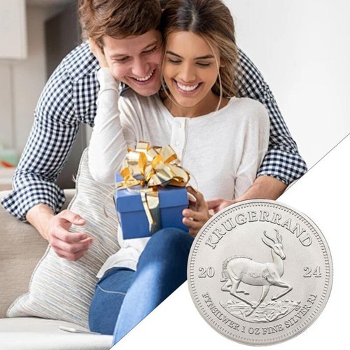 2024 South Africa Silver Krugerrand Coin 1 oz.Silver New in a Capsule