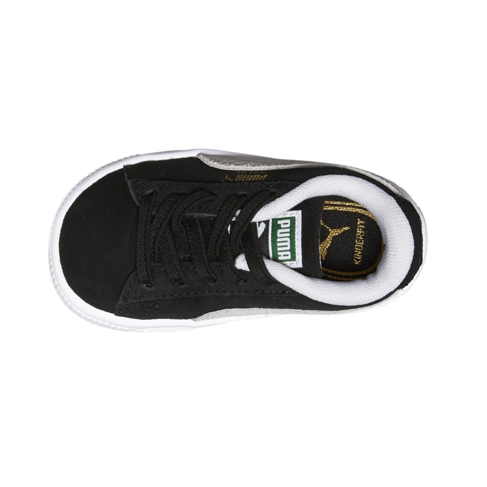 PUMA Suede Classic Xxi Ac Inf Boys Black Sneakers Casual Shoes 38082501