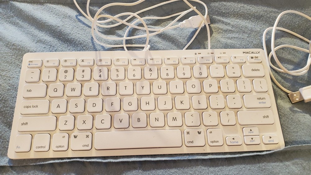 Macally USB Wired Keyboard and Mouse Set - Mac Compatible - Tested Working