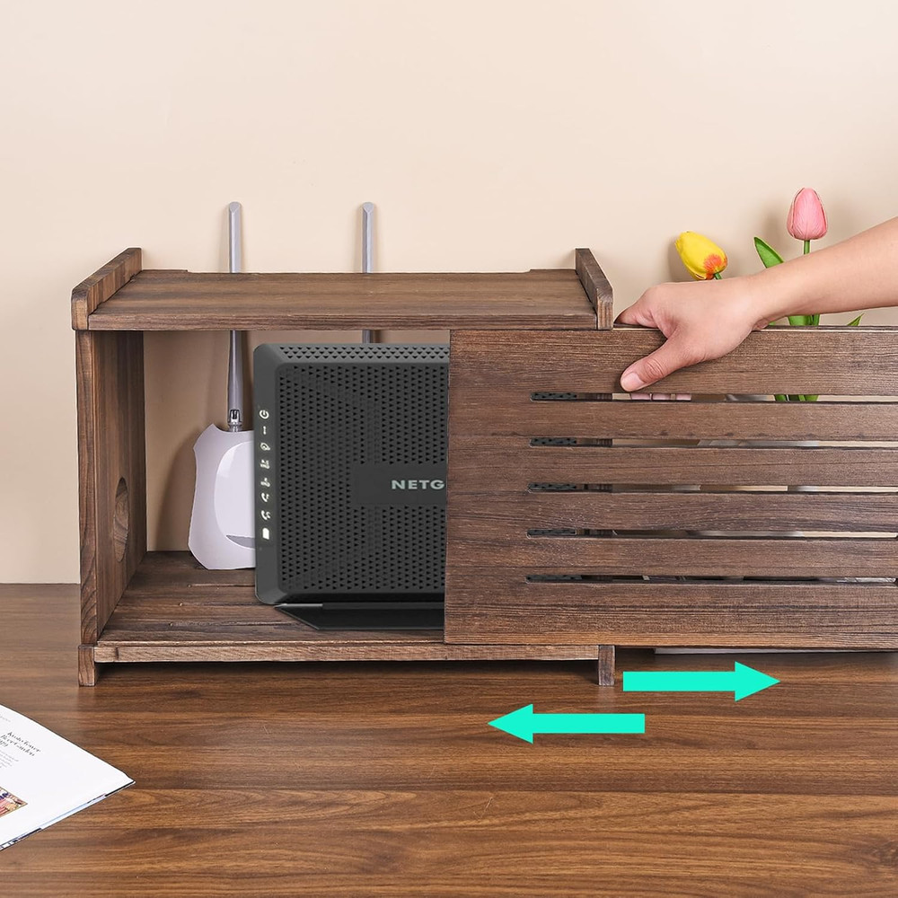 Router Shelf Projector Shelf Projector Stand Router Storage Box Modem Cable Rack