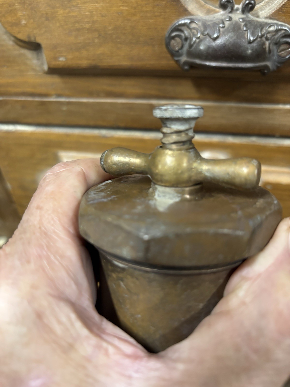 Antique PENBERTHY INJECTOR CO BRASS OILER LUBRICATOR gas steam engine Nice!