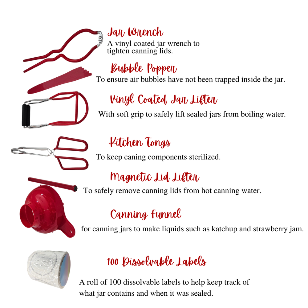 Canning Supplies Starter Kit