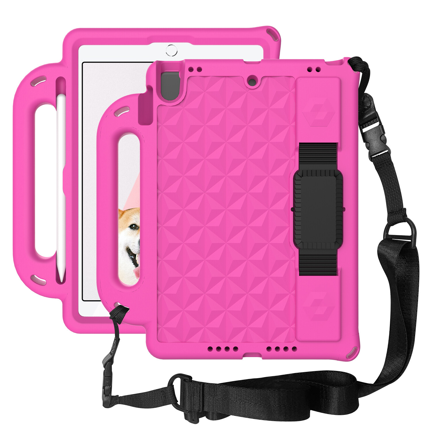 For iPad 9th 8th 7th Air 1 2 3 Mini Kids Safe Waterproof EVA Tablet Case Cover