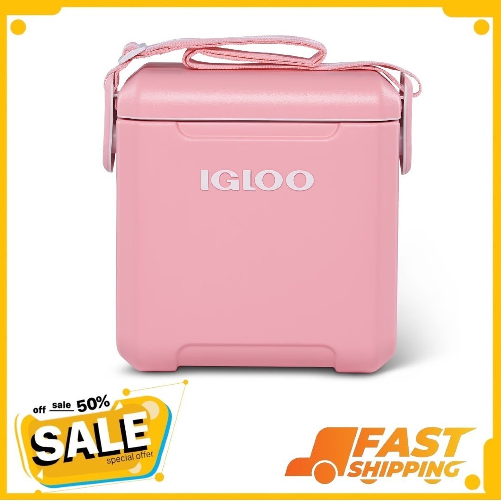 Igloo 11 QT Tag-A-Long Hard Sided Cooler, Pink