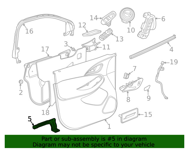 Genuine GM Bracket 42687093