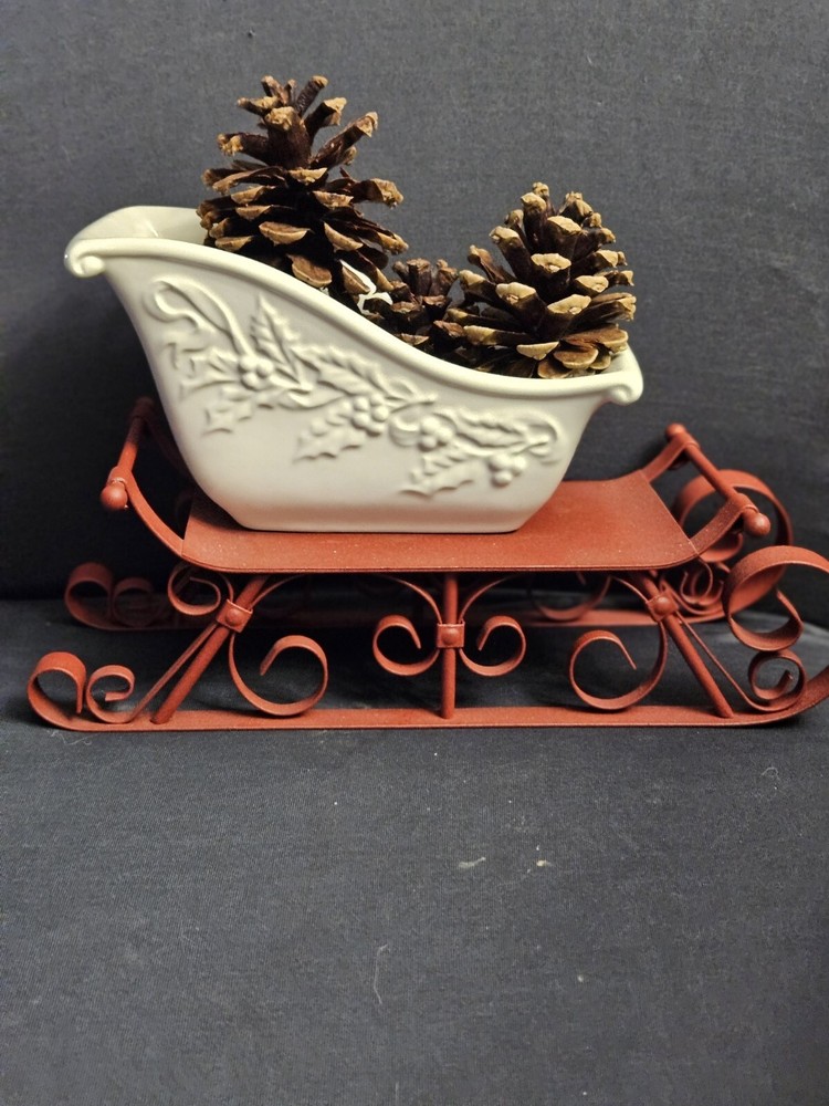 Longaburger Sleigh and Sled