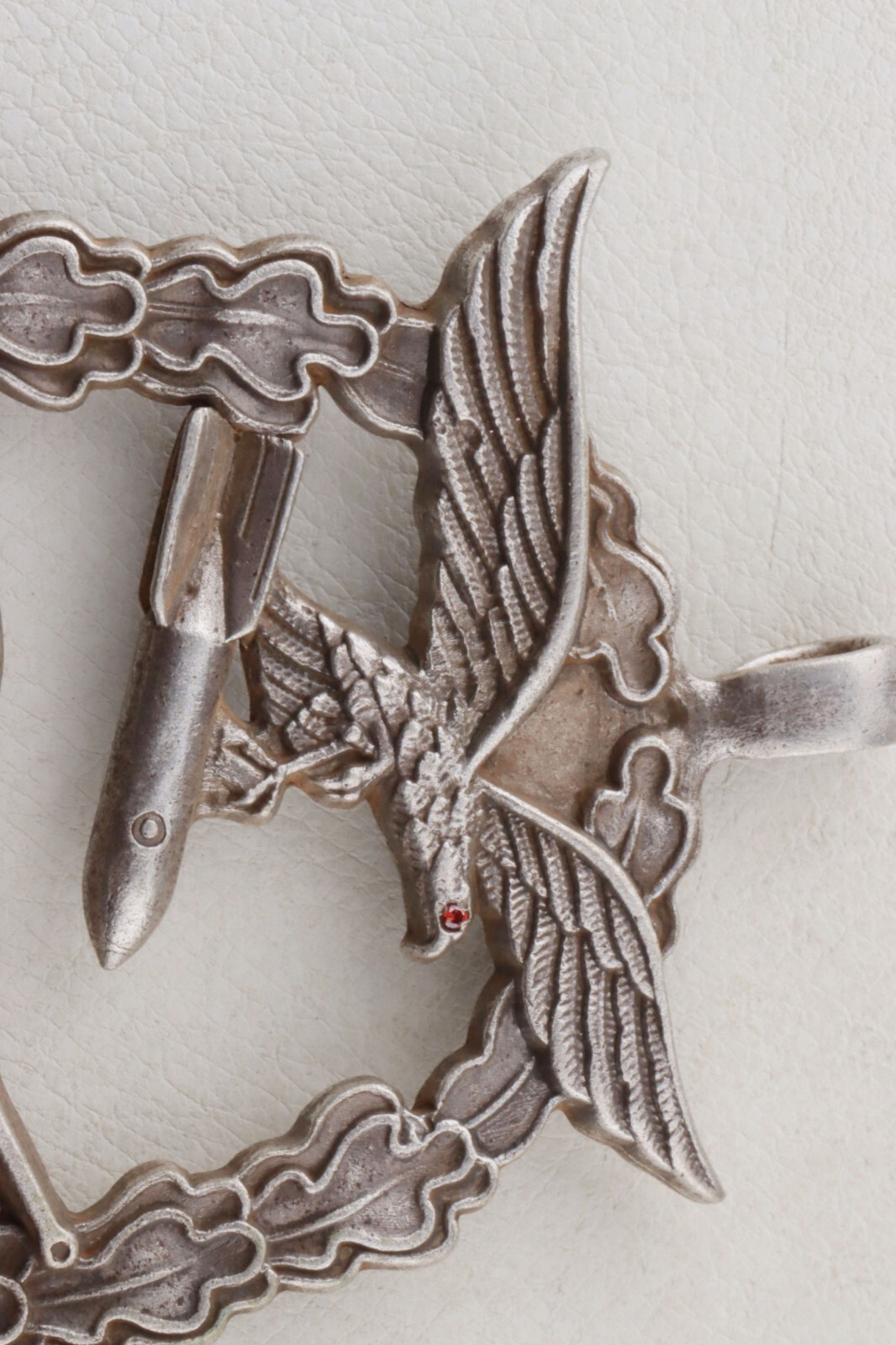 German pilot pendant 800 Silver WW2 Bomb Luftwaffe Tank WWII Wehrmacht Tank Eagl