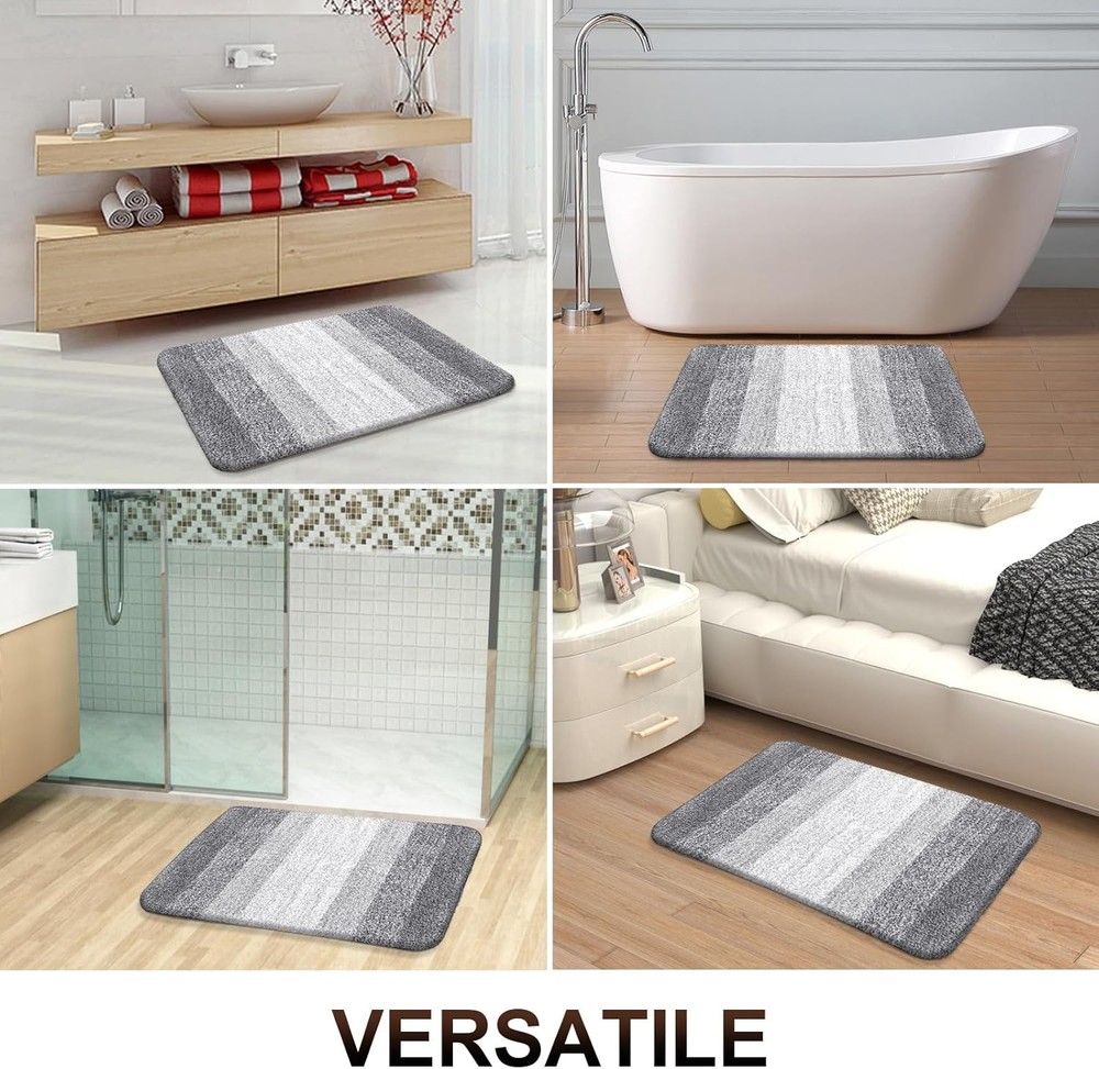 Bathroom Rug Mat 30x20, Extra Soft and Absorbent Microfiber Bath Rugs