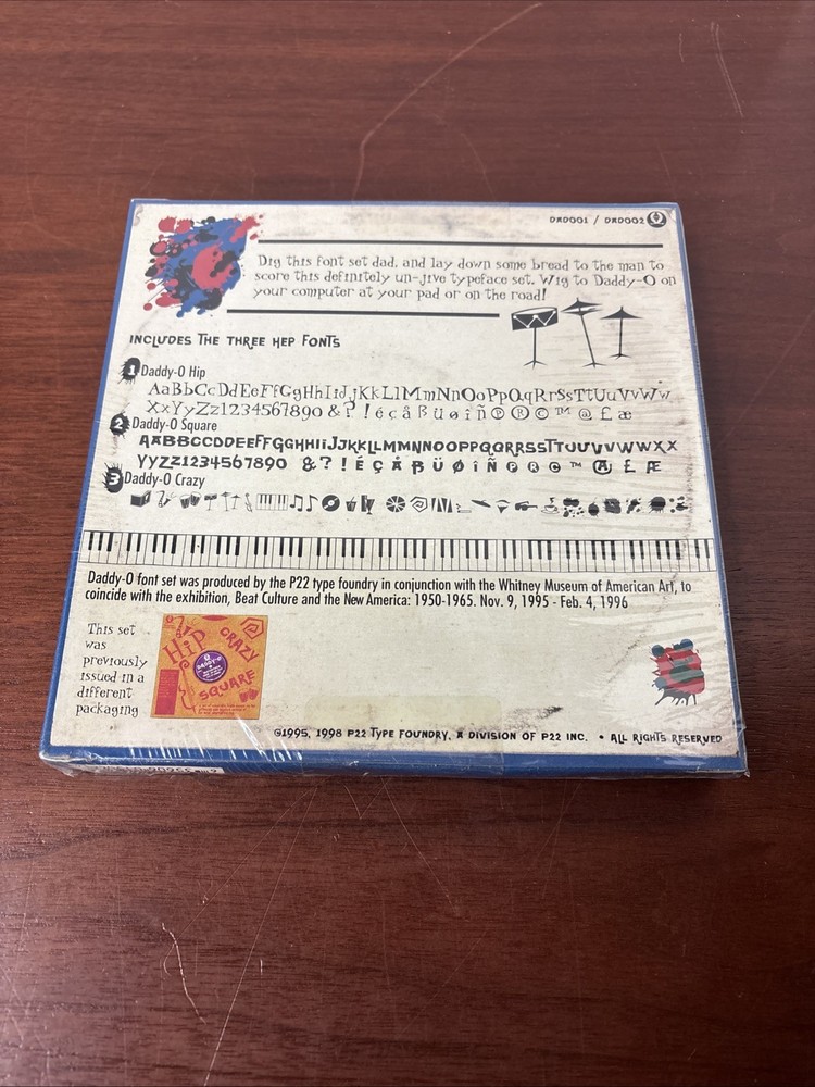 Daddy-O “Computer Font Set” - 3.5 Disk MAC ***Sealed