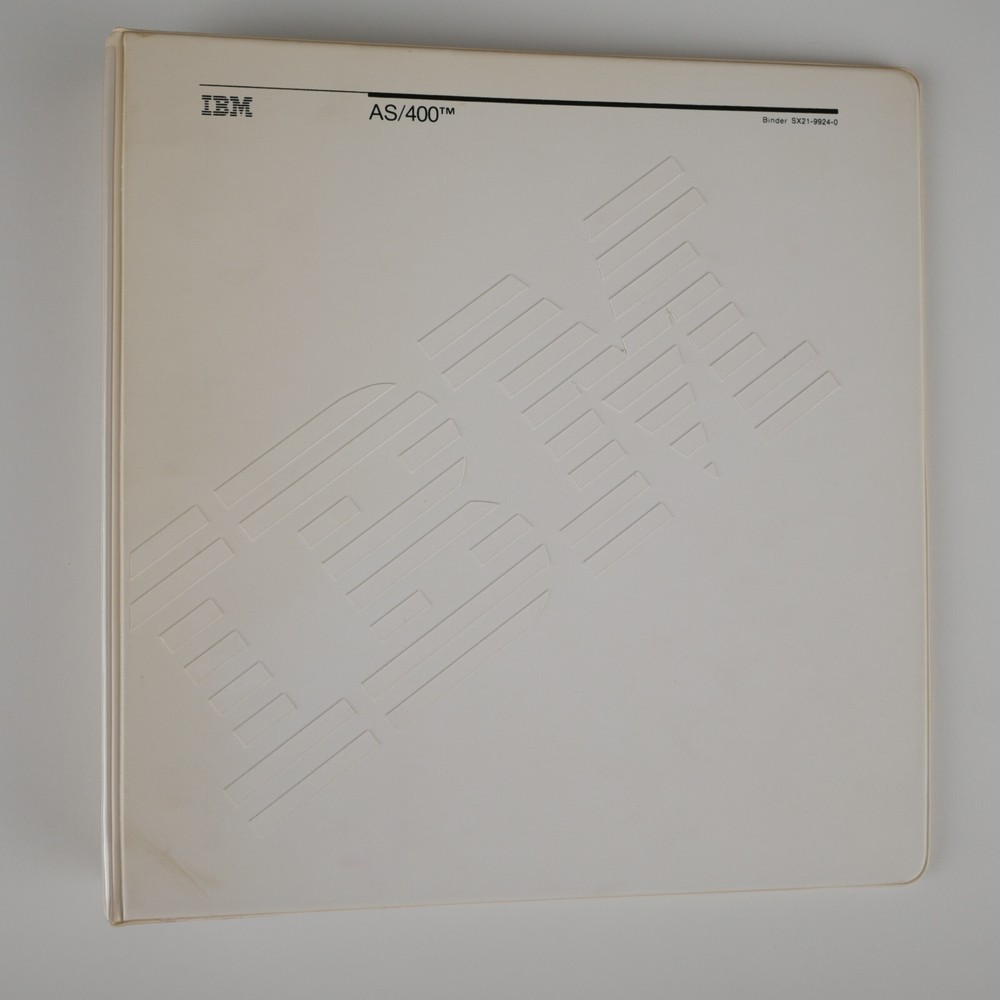 Vintage IBM AS/400 Binder
