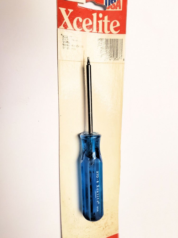 Xcelite XTD-6V #T6 Torx Screwdriver 3F1-506T 1 pc