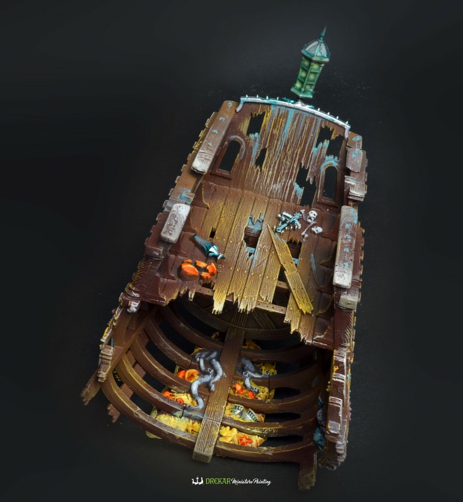 Etheric Vortex: Gloomtide Shipwreck Idoneth Deepkin ** COMMISSION ** painting