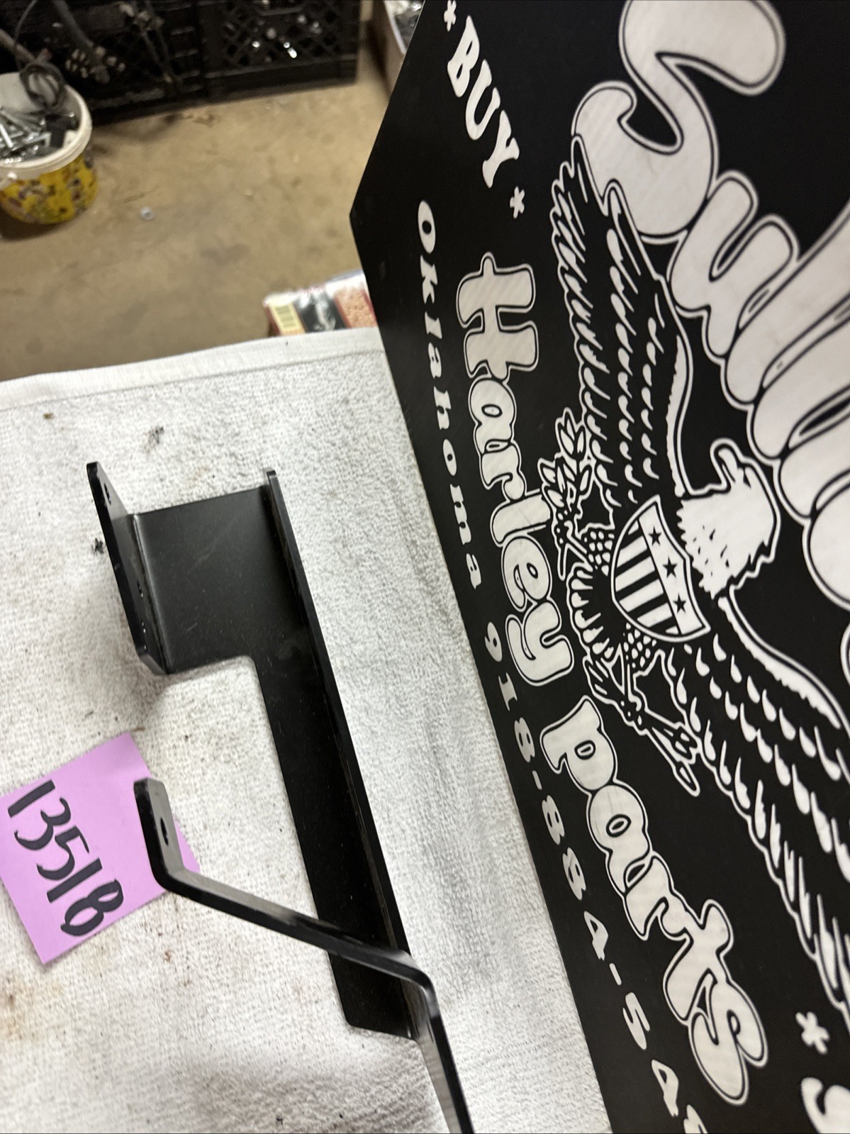 Harley Sportster Vance & And Hines Exhaust Muffler Pipe Bracket Mount Sportster