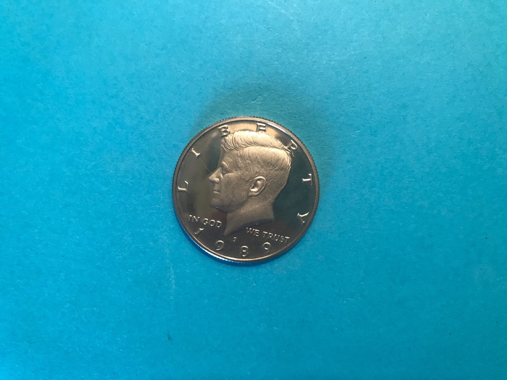 1989 S Kennedy Proof Half Dollar   FREE SHIP
