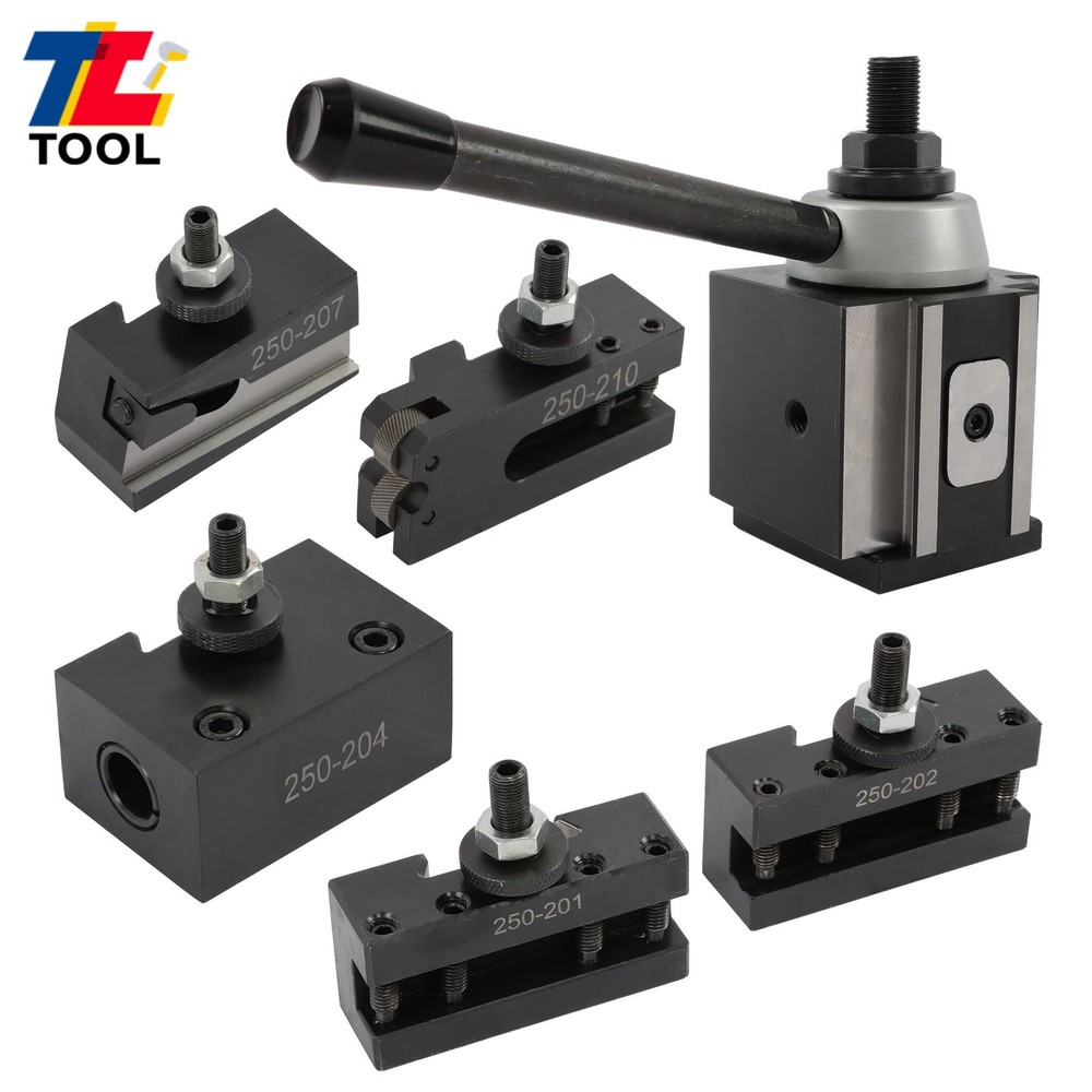 6 Pack BXA Quick Change Toolpost 250-200 Complete Set for Machining