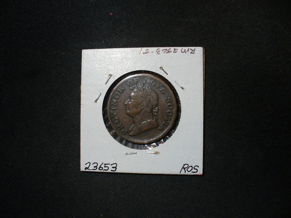 Canada Nova Scotia 1832 Half Penny Copper Token