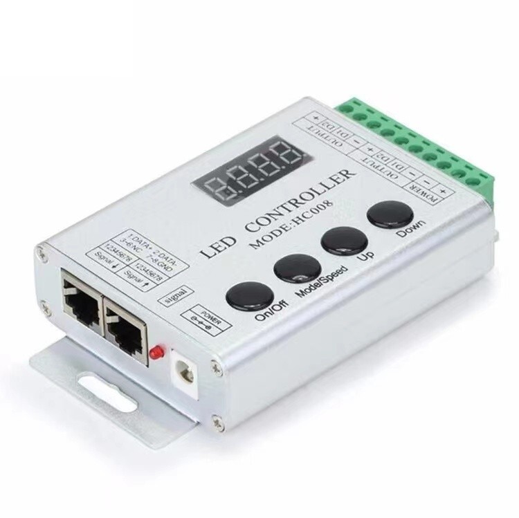 DC 5V 12V 24V 4Keys HC008 programmable rgb led pixel controller 133 effect modes