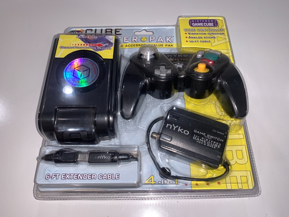 GameCube Starter Pak w/Controller (Brand New) + Power Supply + Video Cable Nice!