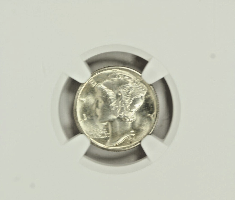 1942-D Mercury Dime : NGC MS67FB