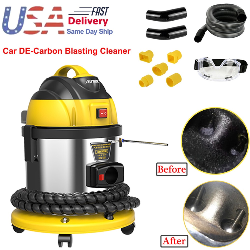 Walnut Sand Blasting Machine Car Engine Carbon Intake Valve Cleaner Blaster 110V