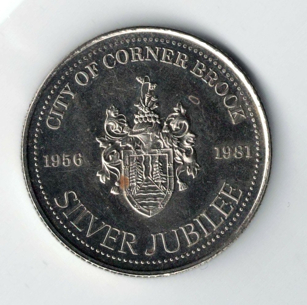Canada Token - Corner Brook Jubilee 1981 Newfoundland Dog   TD01