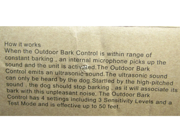 Sonic Bark Control Device Deter Nuisance Barking Birdhouse Style CSB10 Barktrain