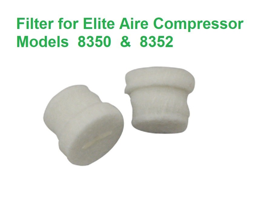 2 Replacement Filter for Aire Elite Compressor Filter Model 8350, 8352, 8501-1-2
