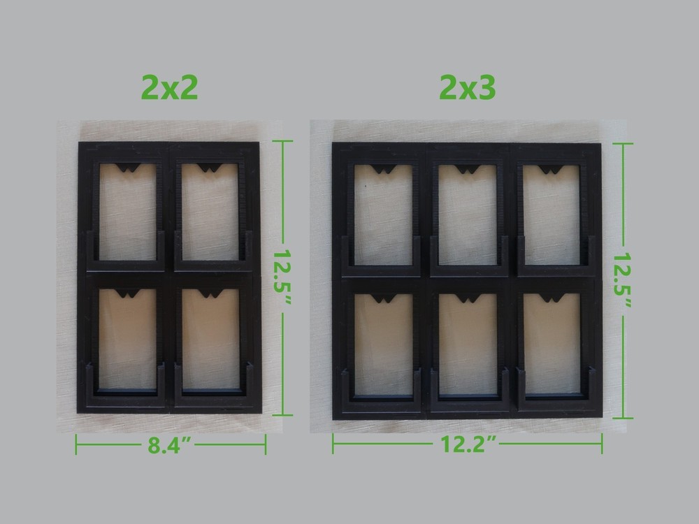 Pokémon Slab Display | Interlocking Frame for Graded Cards | Top-Loader Access