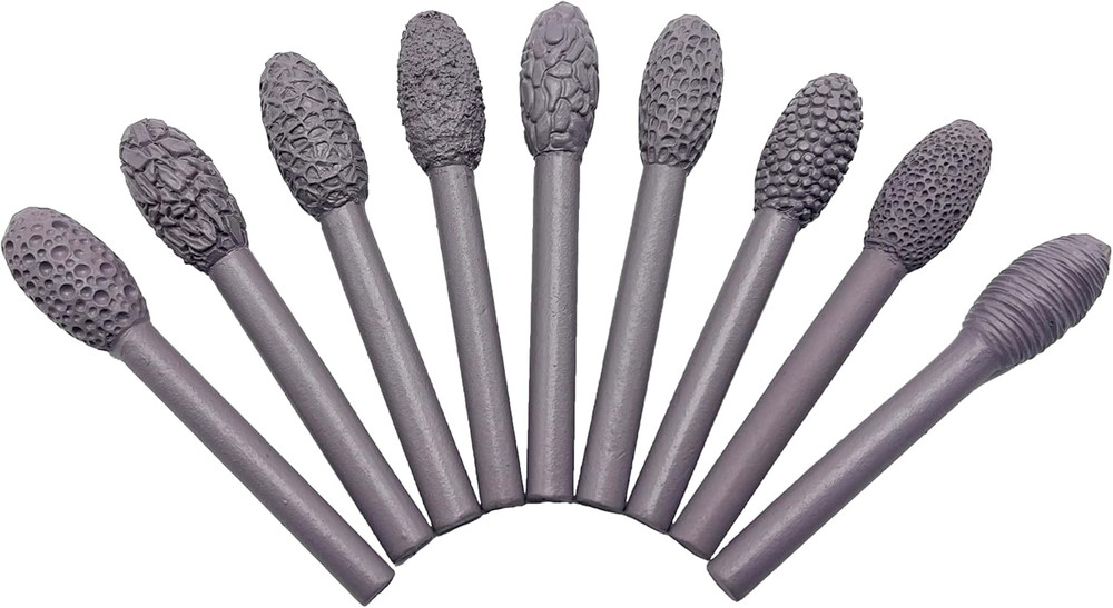 Texture Tool Sets for Clay Art - Oval Clay Modeling Pattern Rollers Kit with Erg