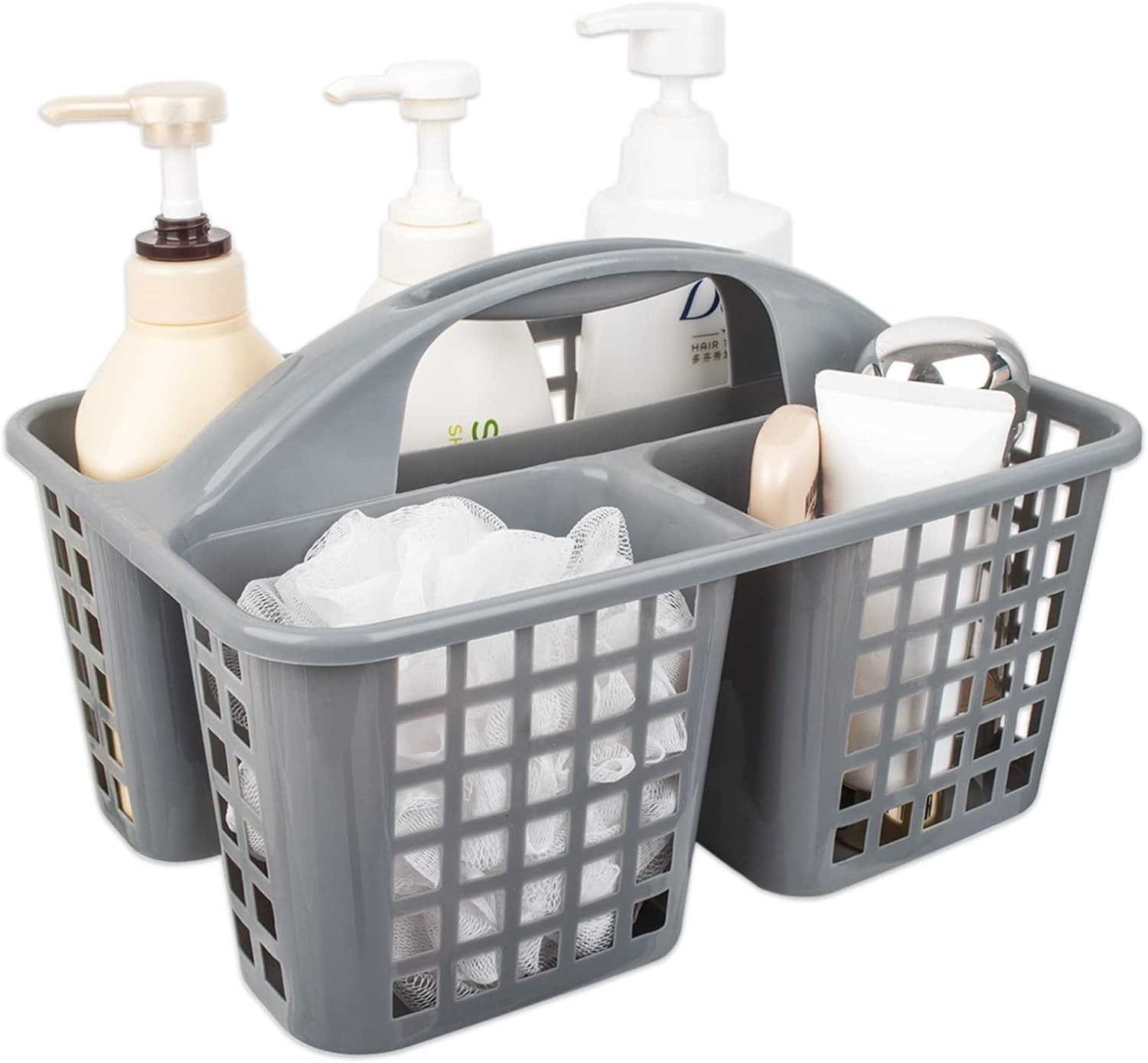 Shower Organizer Basket, Plastic College Essentials Holder