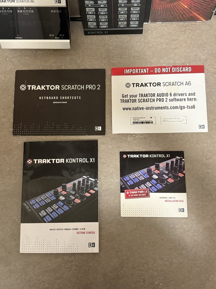 Native Instruments Traktor Kontrol X1 & Traktor Scratch A6 Audio Interface