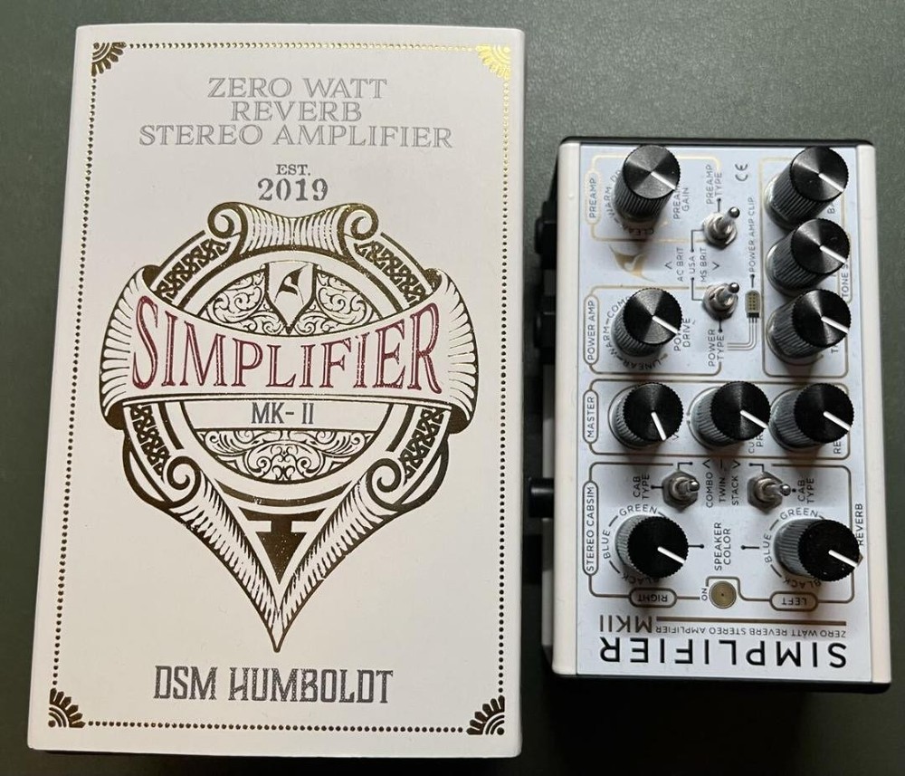 DSM & HUMBOLDT ELECTRONICS SIMPLIFIER MKII Amp Cabinet Simulator Open Box