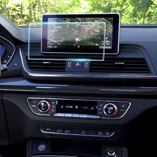 Crystal Clear Screen Protector for 2018 Audi SQ5 Vehicle Navigation