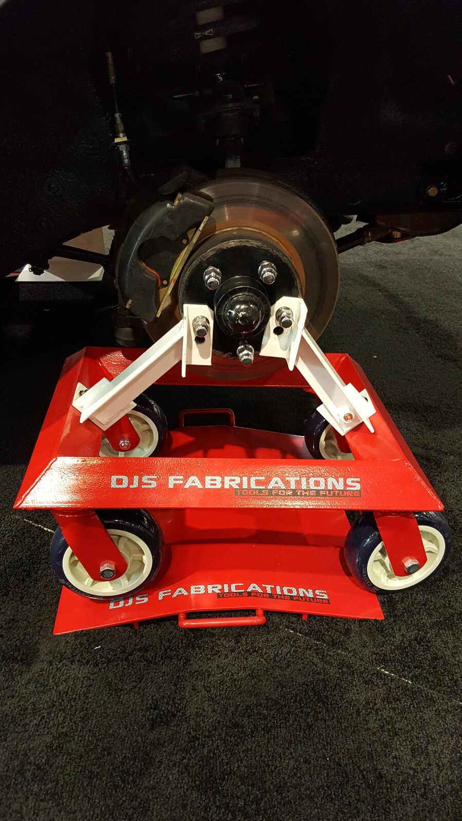 DJS Fabrications Universal Car Wheel Dolly DJS-00102 With extra adapters!!