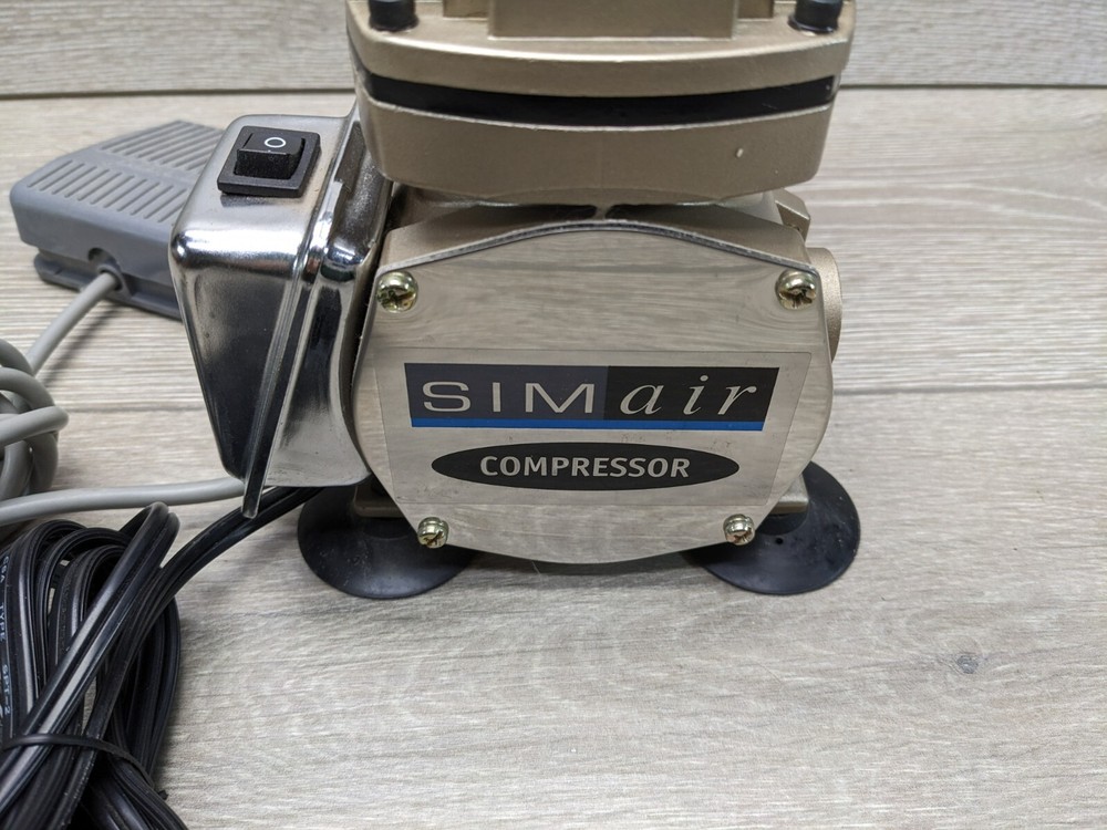 SIMair TC2000 1/6 HP 100 PSI Air Compressor & Moisture Filter Regulator