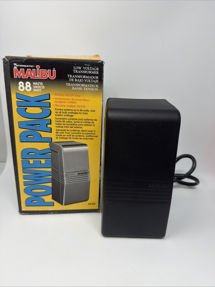 Intermatic MALIBU ML88T 88w Power Pack Timer Low Voltage Transformer EUC