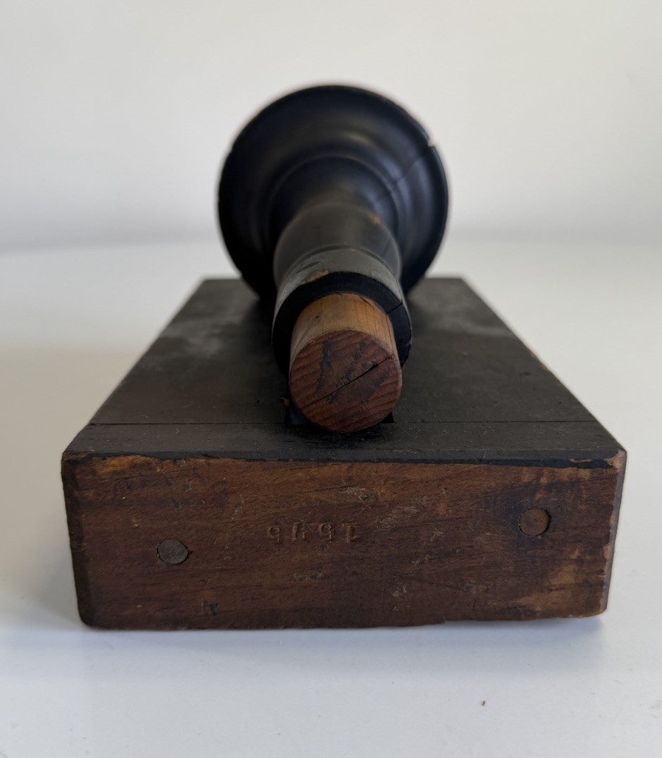 Antique Architectural Salvage Wood Industrial Foundry Pattern 1575 Steampunk