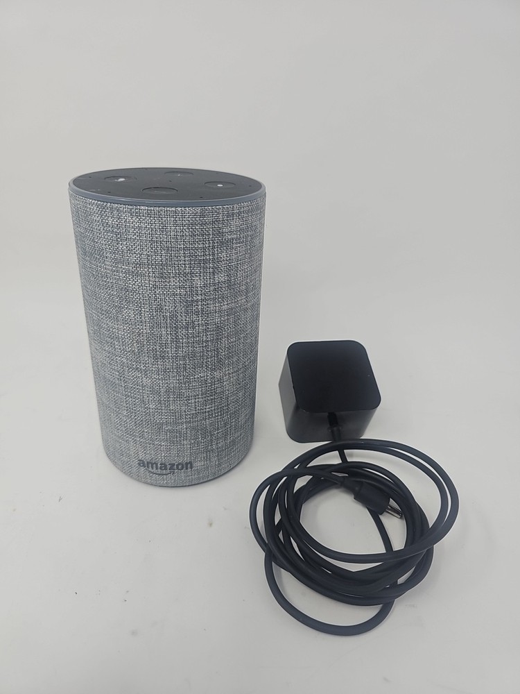 Amazon Alexa 2nd Generation Smarts Speaker Echo Grey Pre Owned