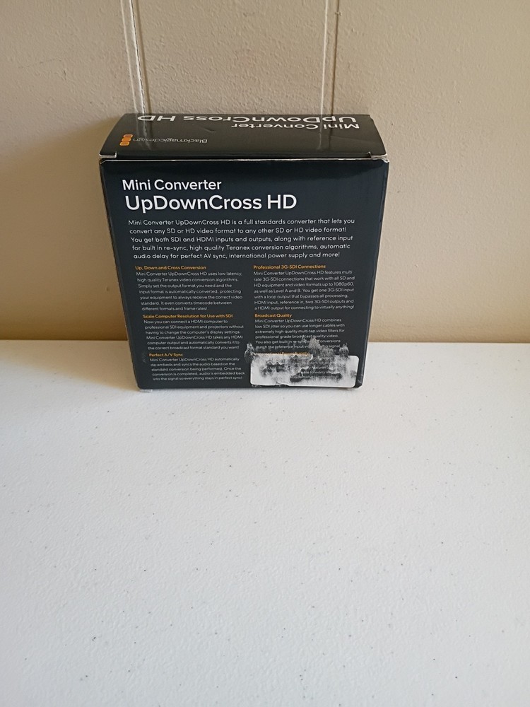 Blackmagic Design Mini Converter UpDownCross HD (CONVMUDCSTD/HD) Open Box New