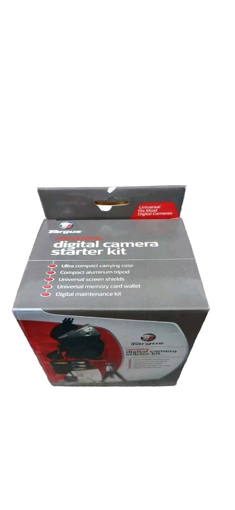 Targus Universal Digital Camera Starter Kit, Case, Stand, Wallet, Lens Care Set