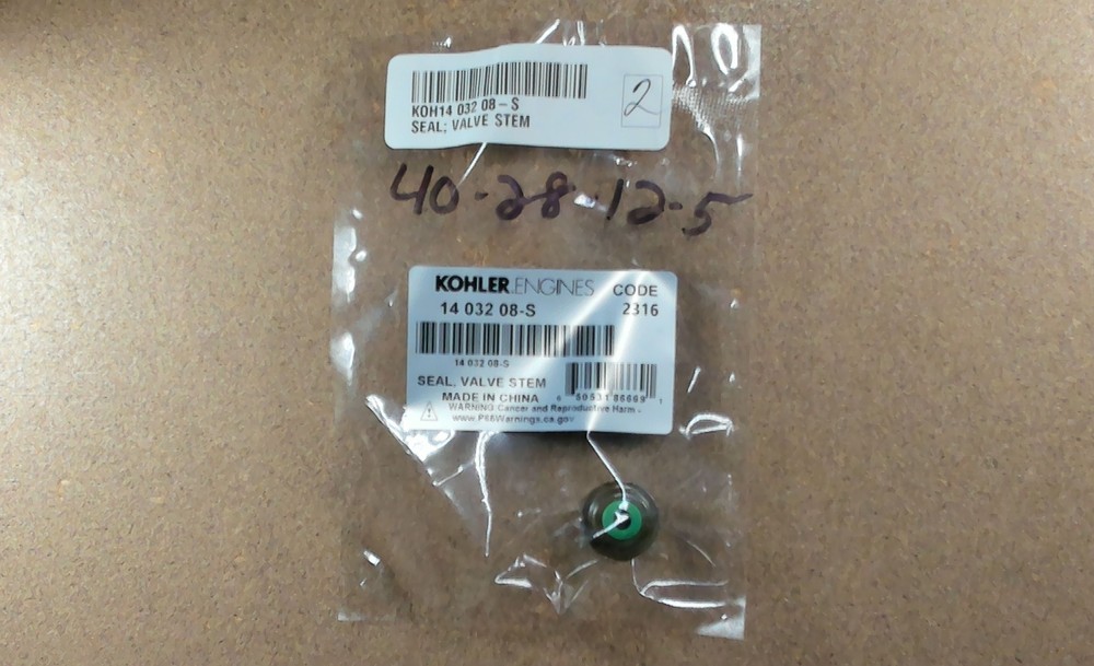 14 032 08-S Kohler Valve Stem Seal