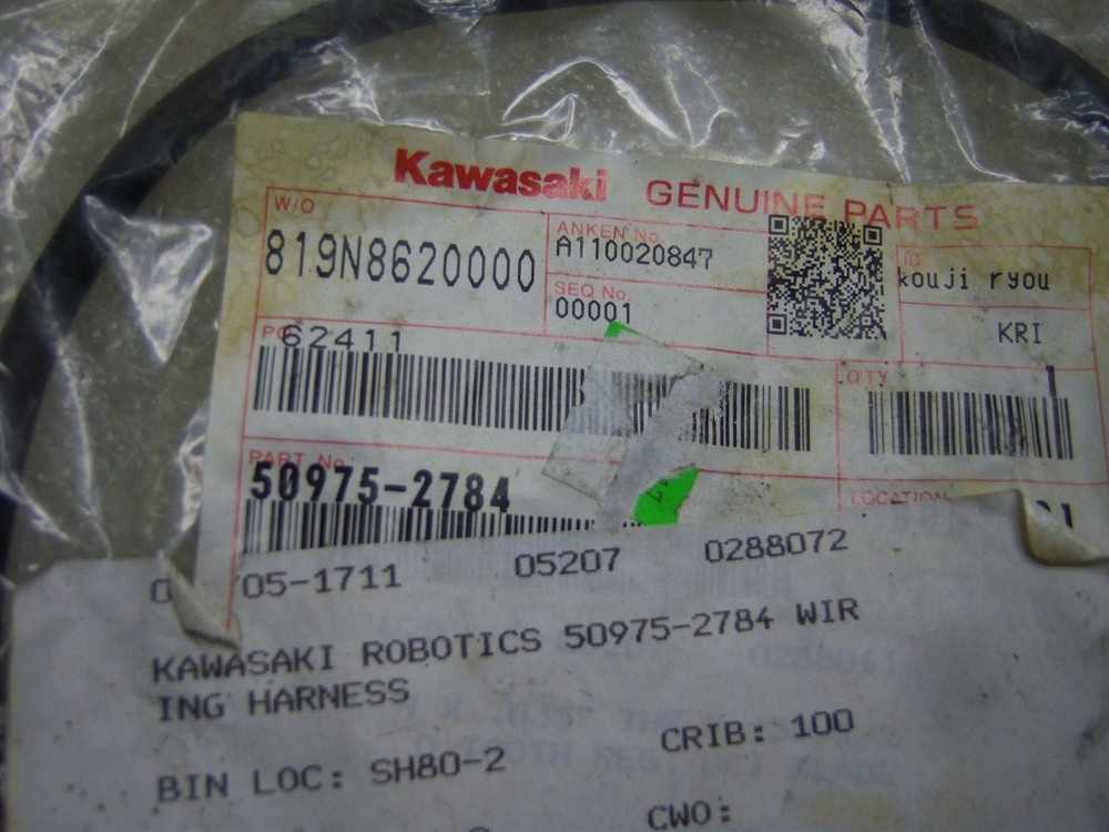 Kawasaki Harness Robotic Control 50975-2784