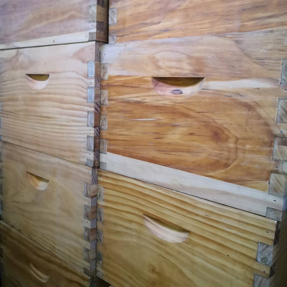WAX DIPPED NEW ZEALAND PINE BOXES FLAT PACK 8 Frames