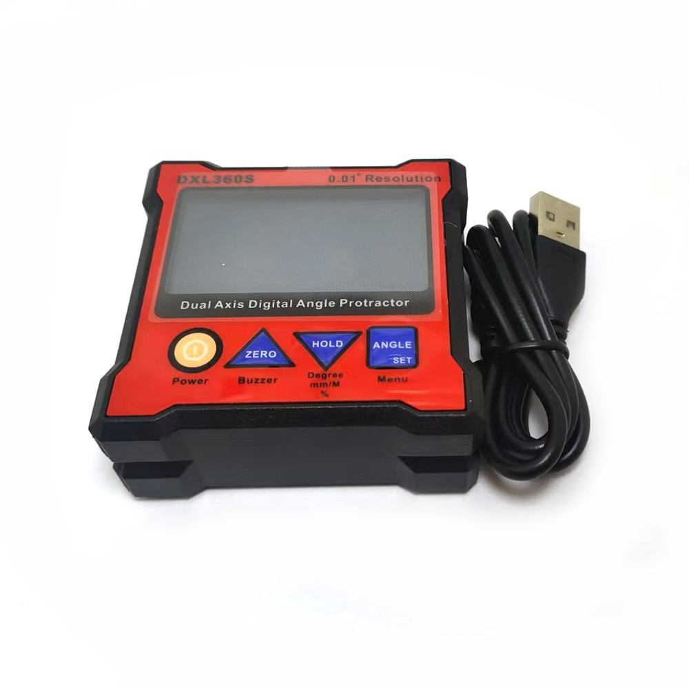 Dual Axis 0.01° Resolution Meter Digital Inclinometer