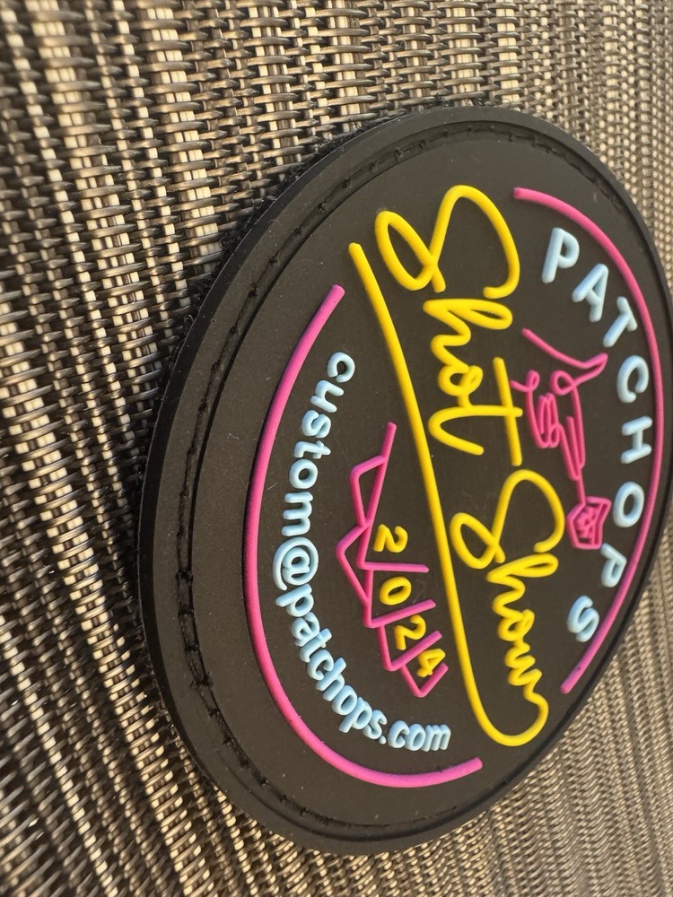 3M Patchops PVC V BACK PATCH Shot Show 2024 Quality Tactical Patch Ops Colorful