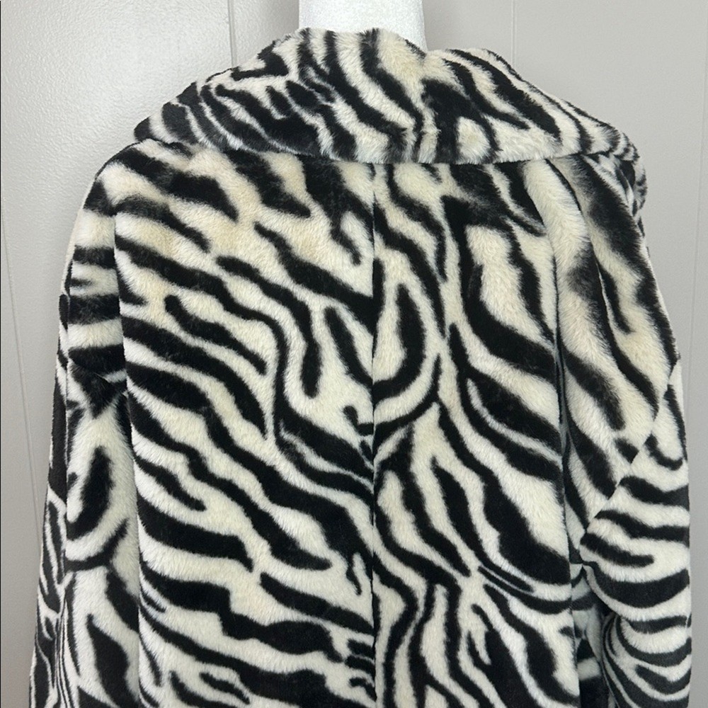 NWT Free People Perfect Zebra Maxi Jacket Size Medium