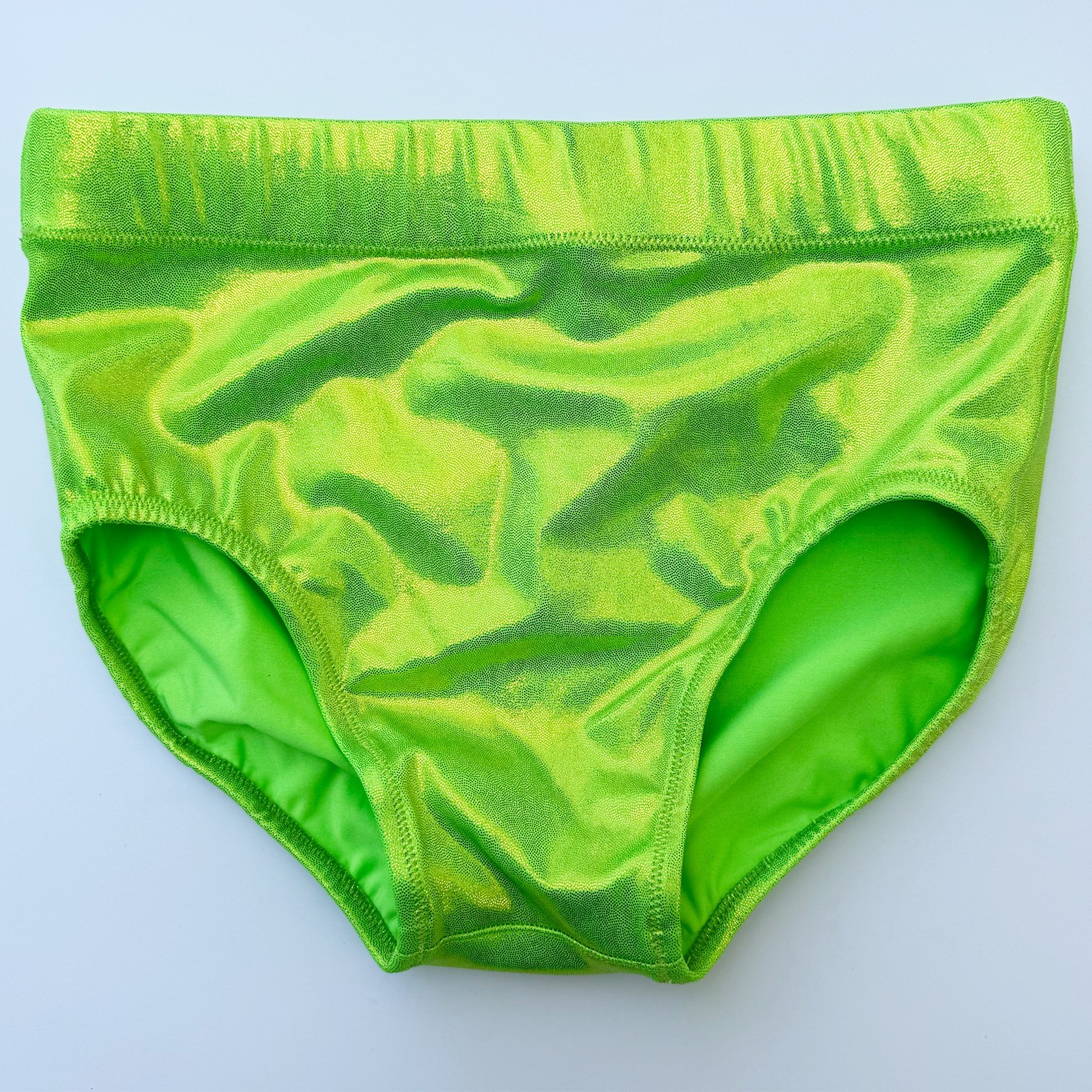 Pro Grade Wrestling Solid Neon Green Wrestling trunks tights gear shorts S/M/L/X
