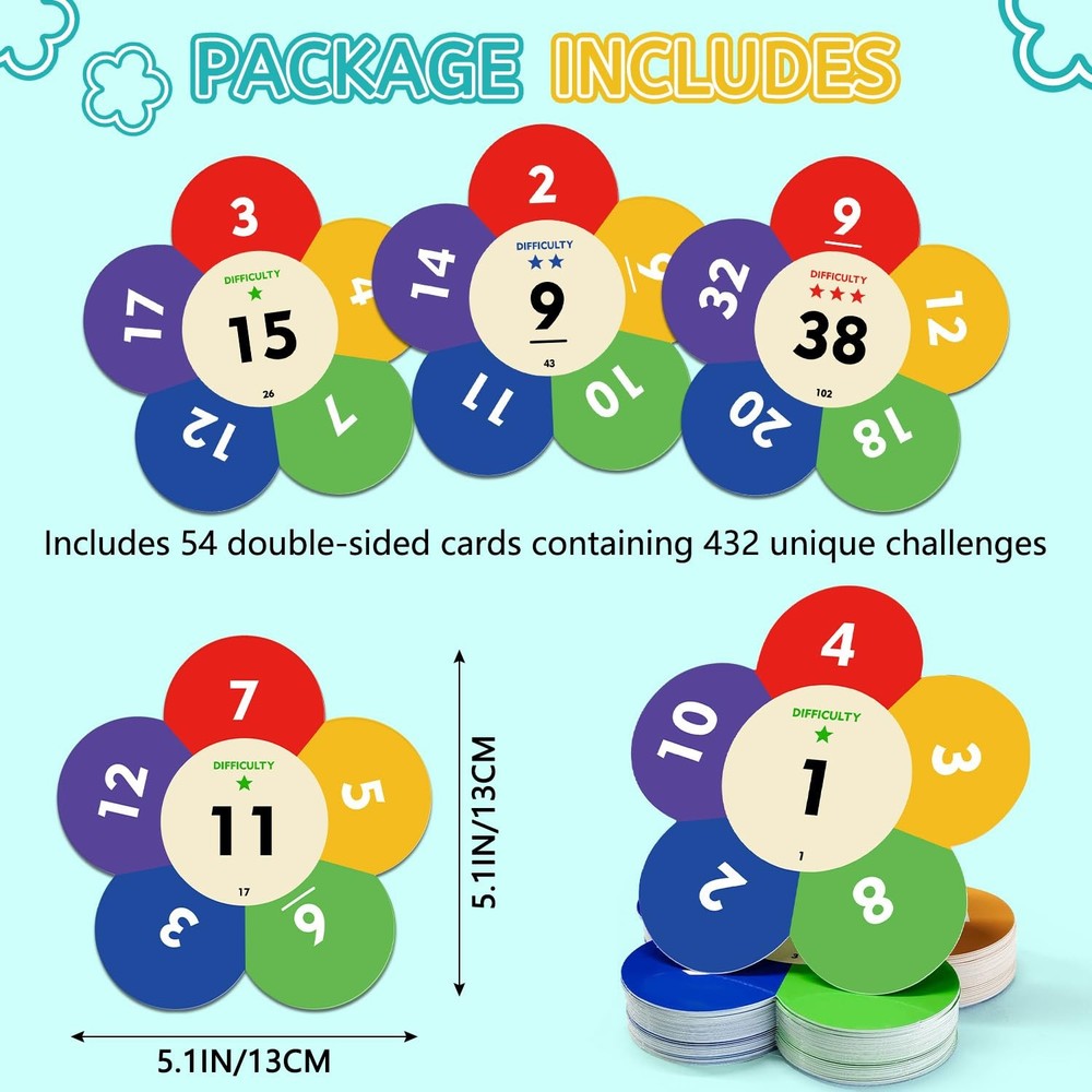 Fun Math Game STEM to Practice Multiplication, Division, Addition and Subtrac...