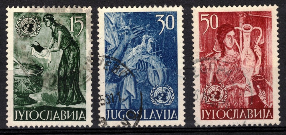 YUGOSLAVIA Scott 375-7 Used